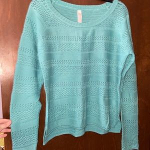 Aqua Sweater